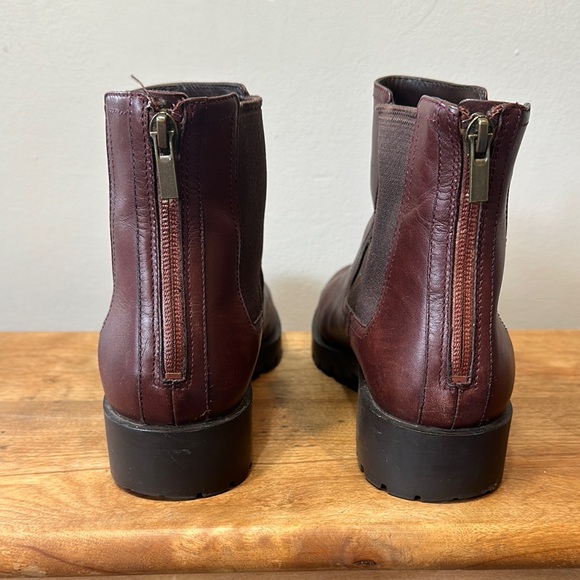 Cole Haan Women’s Stanton Waterproof Chelsea Size 10 Brandy Wine W07905 - Picture 4 of 7